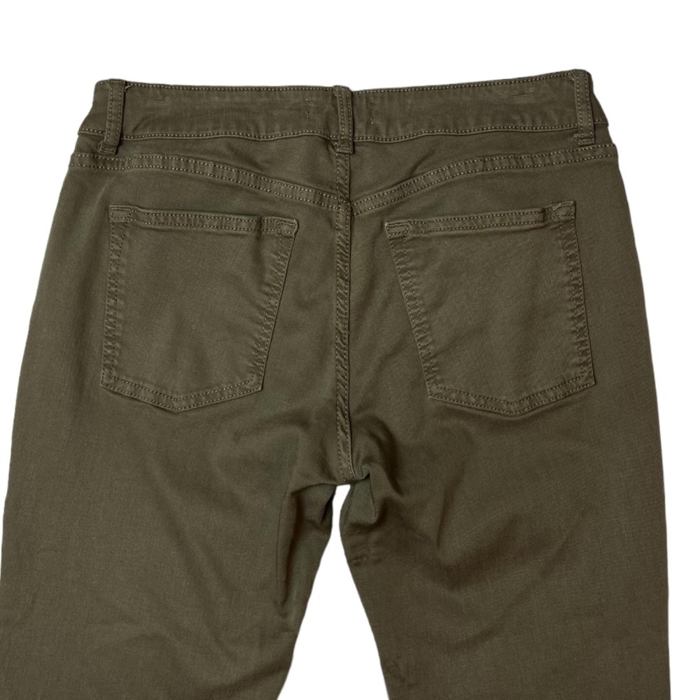 Warp + Weft Dusky Green Luxscript Skinny Jeans - Size 28X28 - Picture 5 of 12